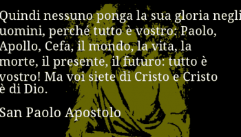 Debolezza evangelica e fragilità umana