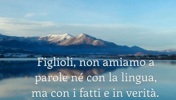 Sopportatevi gli uni gli altri e perdonatevi a vicenda, se uno ha di che dolersi di un altro (Col 3,13)