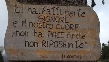 Per un cristiano, soprattutto per un apostolo-consacrato è un guaio serio condurre una esistenza senza senso,  cioè senza un senso unico e unificante tutte le varie scelte